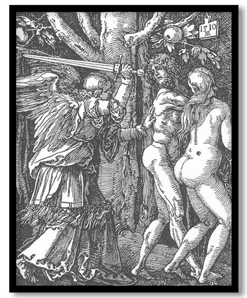 Expulsion from the Paradise by Albrecht Durer (1510)
