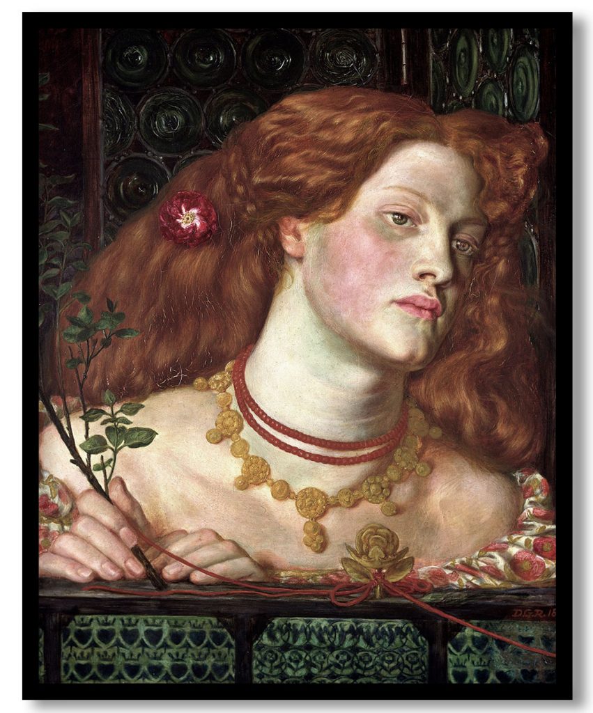 Fair Rosamund by Dante Gabriel Rossetti (1861)