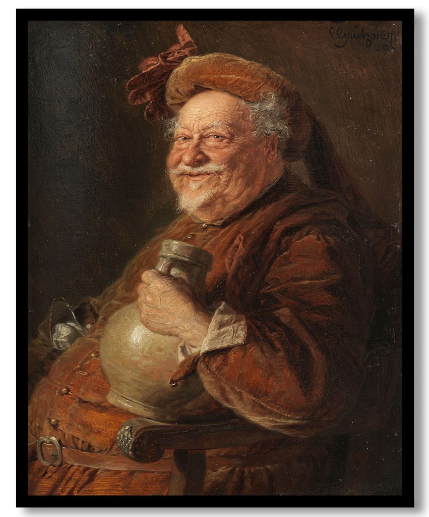 Falstaff by Eduard von Grützner (1906)