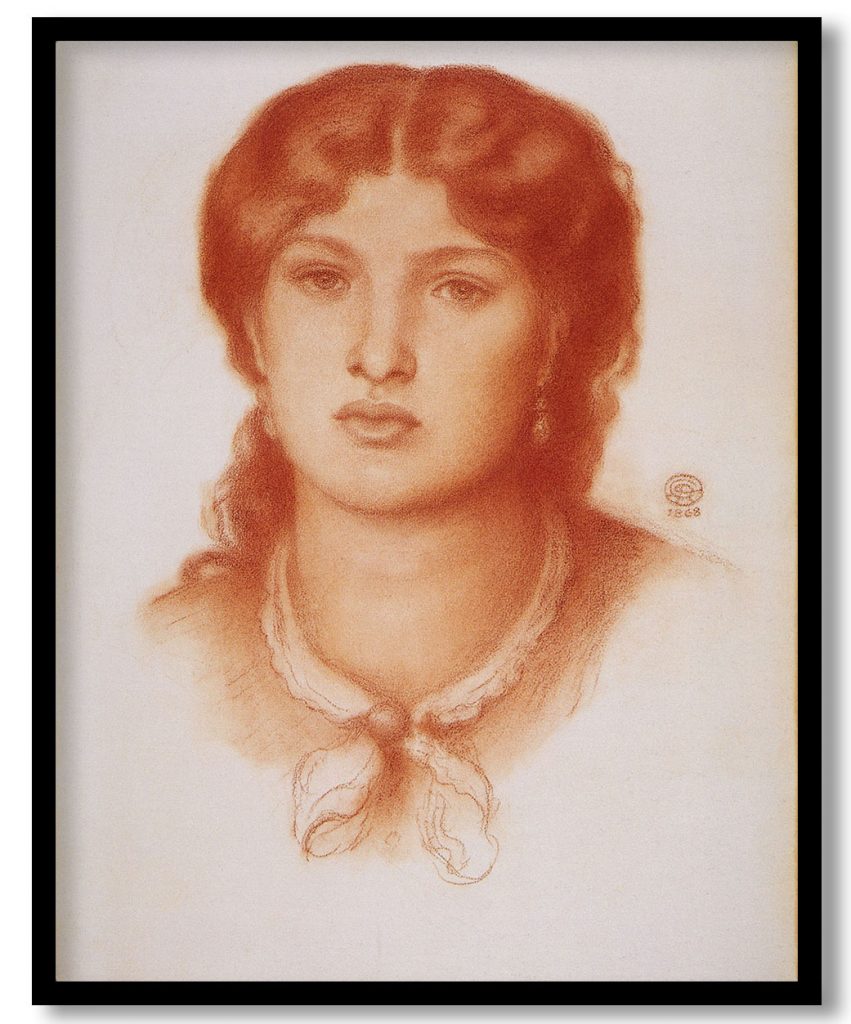 Fanny Cornforth by Dante Gabriel Rossetti (1868)