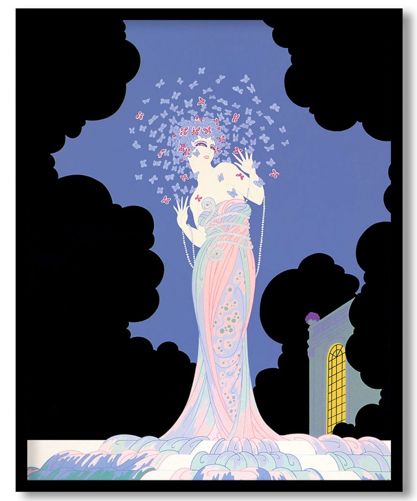 Fantasia by Erte (Date Unknown)