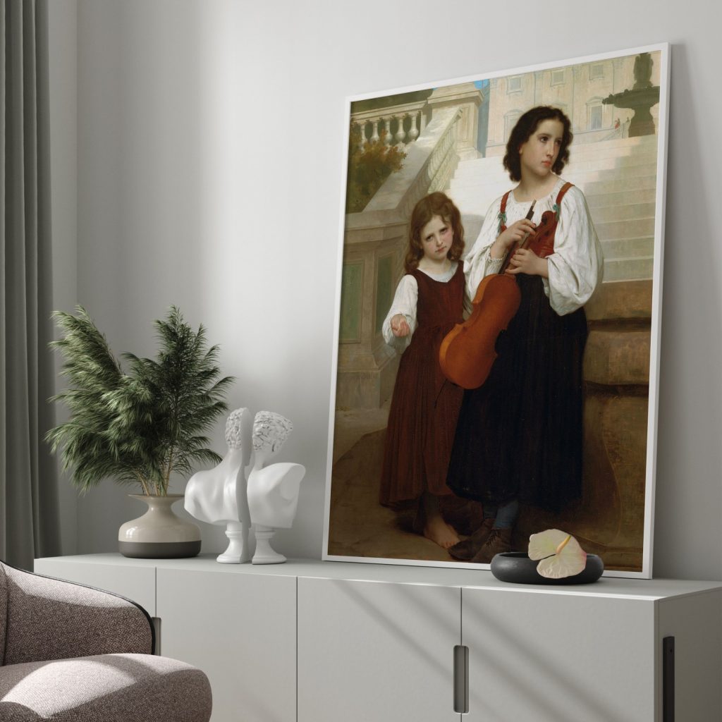 Far from home by William Adolphe Bouguereau (1867)