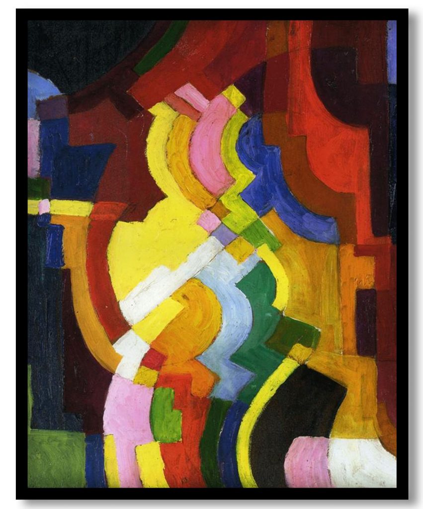Farbige Formen III by August Macke (1913)