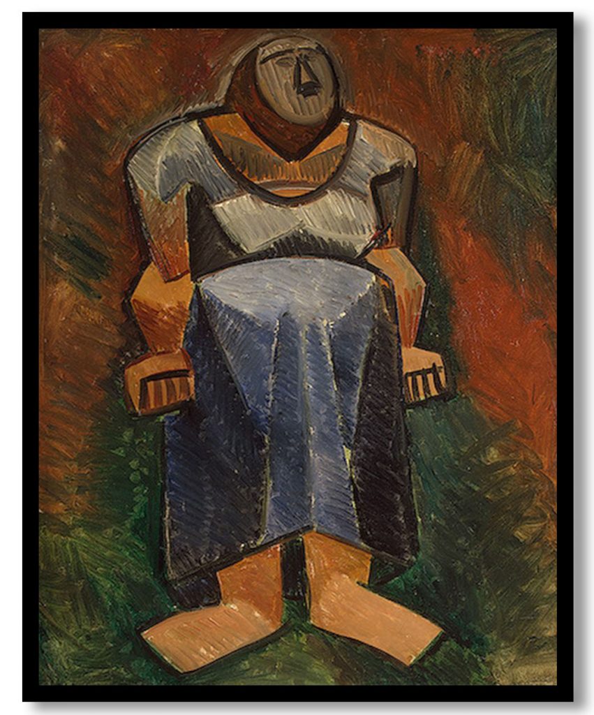 Farm woman by Pablo Picasso (1908)
