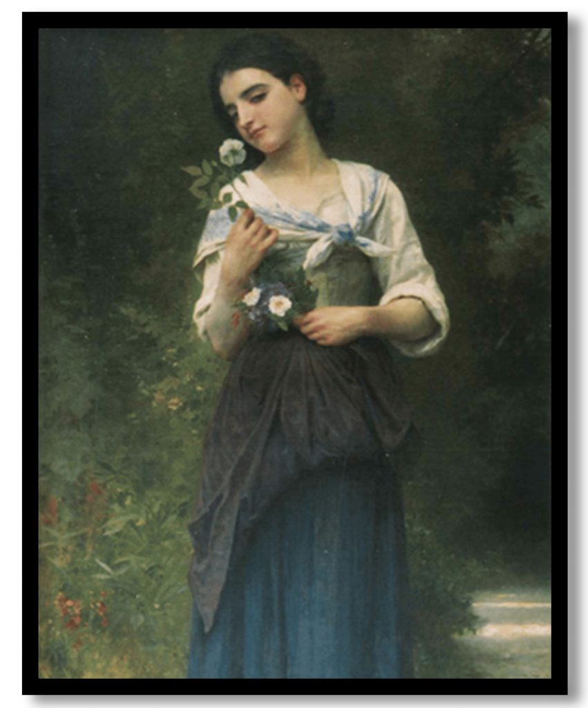 Favorite flower by William Adolphe Bouguereau (1895)