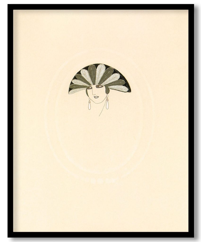 Feathers by Erte (Date Unknown)