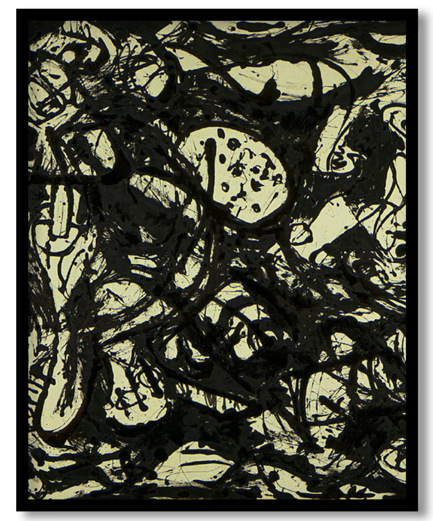 Black & White (Number 20) by Jackson Pollock (1951)