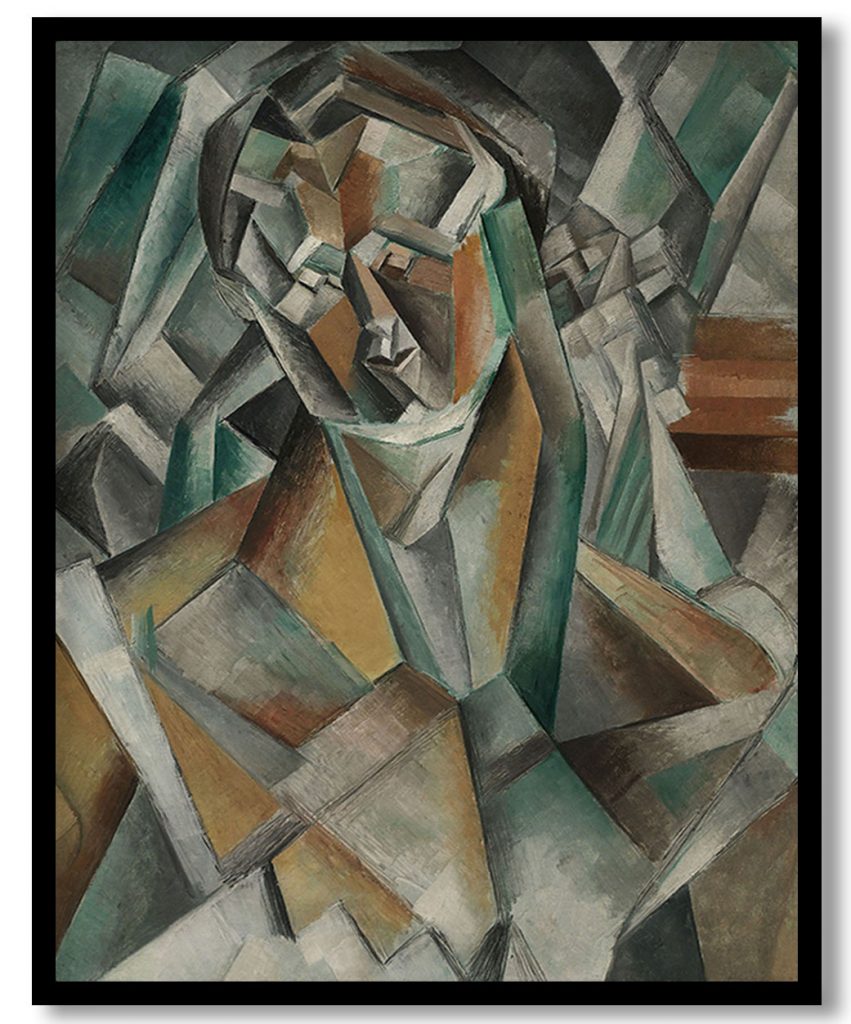 Femme Assise by Pablo Picasso (1909)