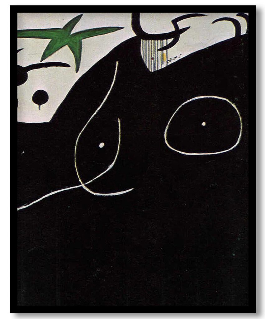 Femme devant l'etoile filante by Joan Miro (1974)