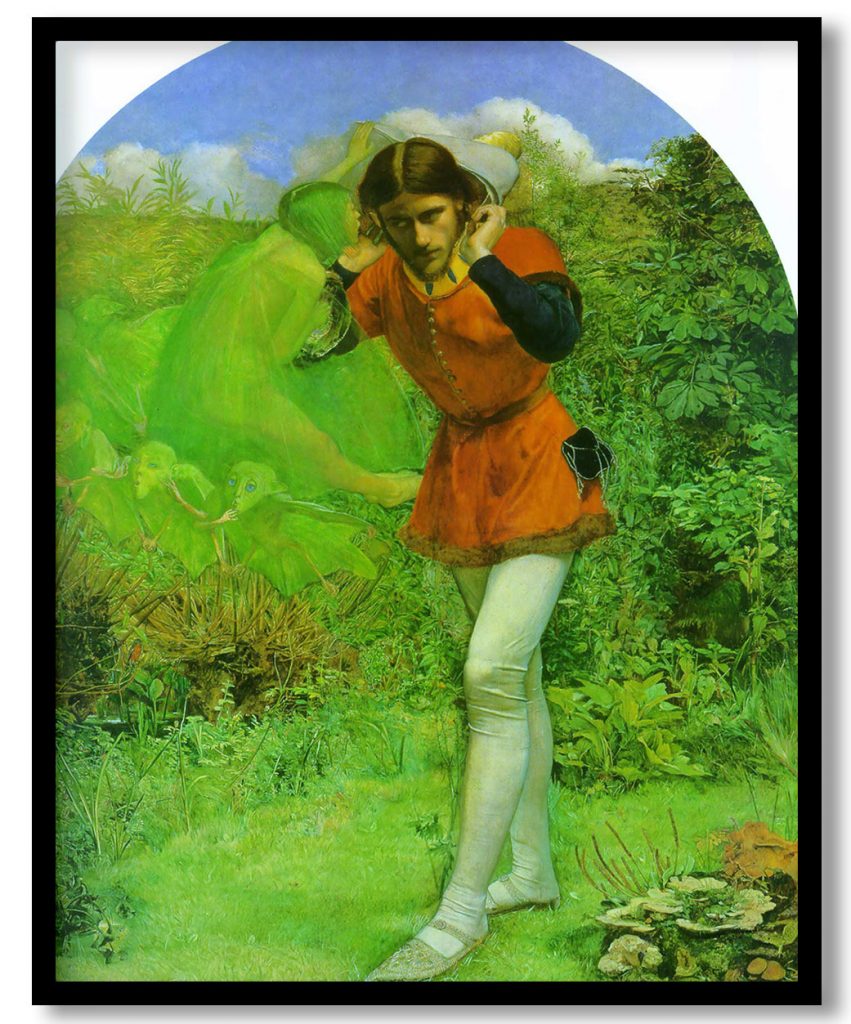 Ferdinand Lured by Ariel by John Everett Millais (1849-1850)