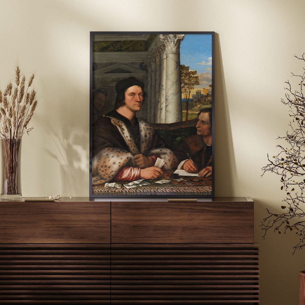 Ferry Carondelet with his Secretaries by Sebastiano del Piombo (1512)