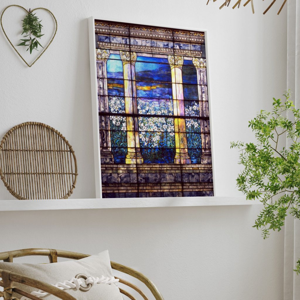 Field of Lilies window by Louis Comfort Tiffany (1916)