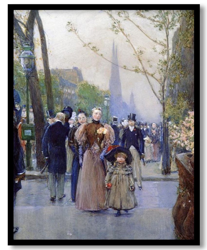 Fifth Avenue (aka Sunday on Fifth Avenue) by Childe Hassam (1890 1891)