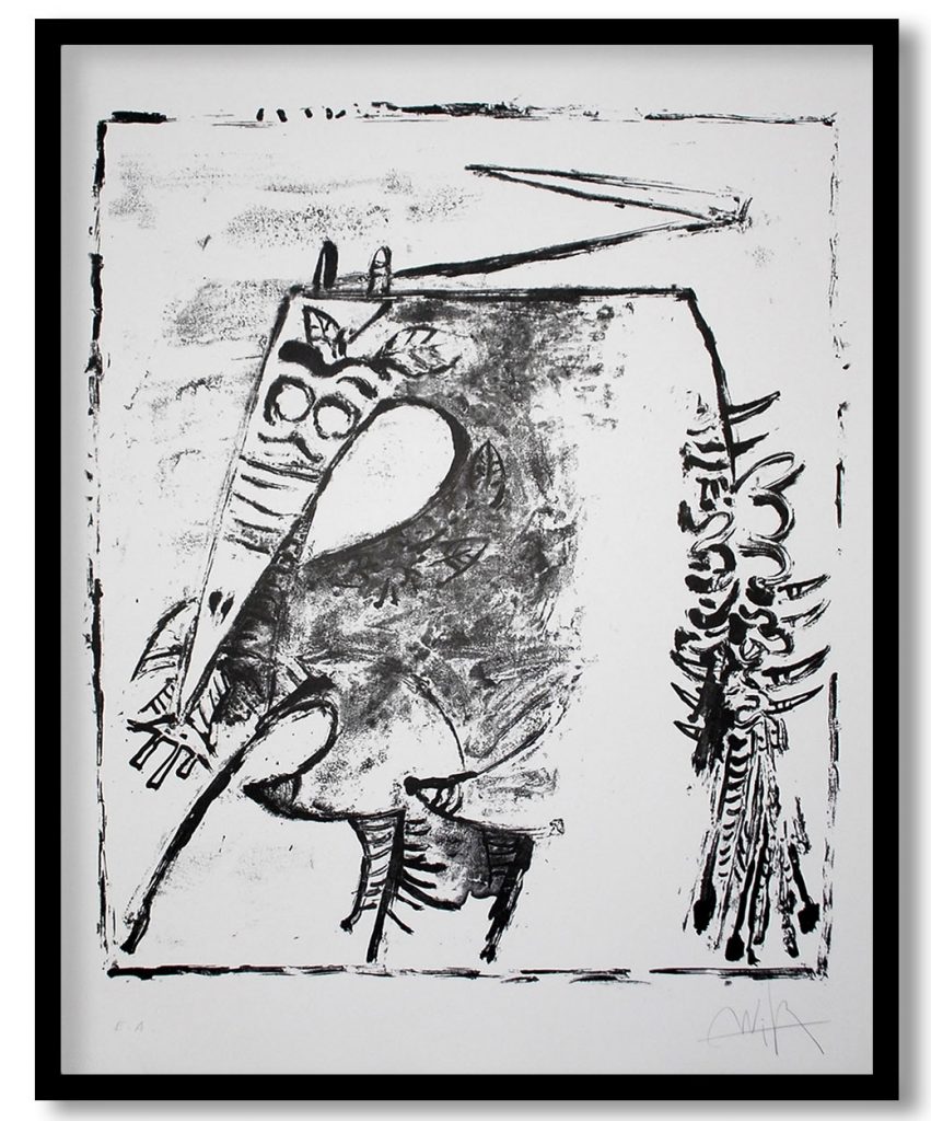 Figure Blanche by Wifredo Lam (Date Unknown)