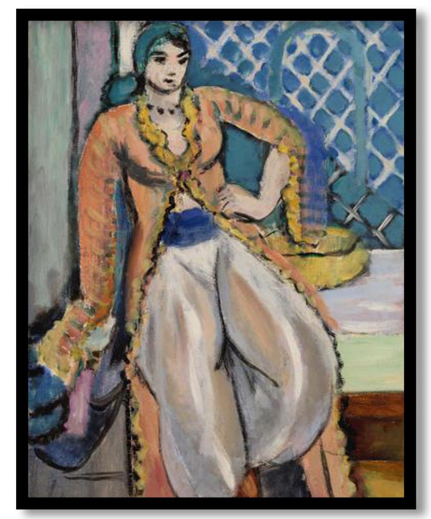 Figure with a Persian Robe by Henri Matisse (1930)