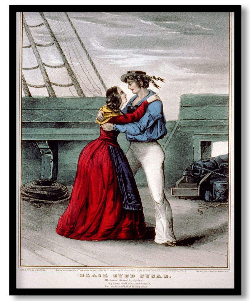 Black Eyed Susan by Currier and Ives (1848)