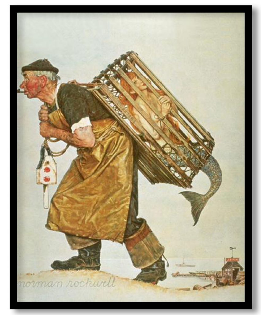 Fish by Norman Rockwell (1955)