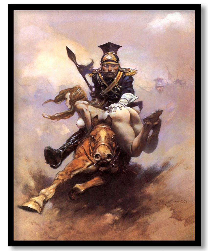 Flashman on the Charge by Frank Frazetta (Date Unknown)