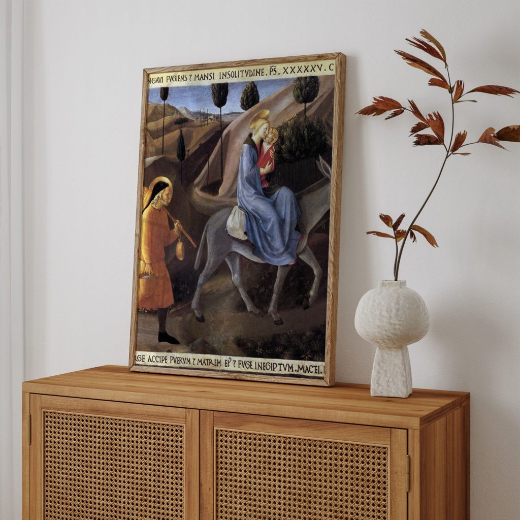 Flight into Egypt by Fra Angelico (1451-1452)