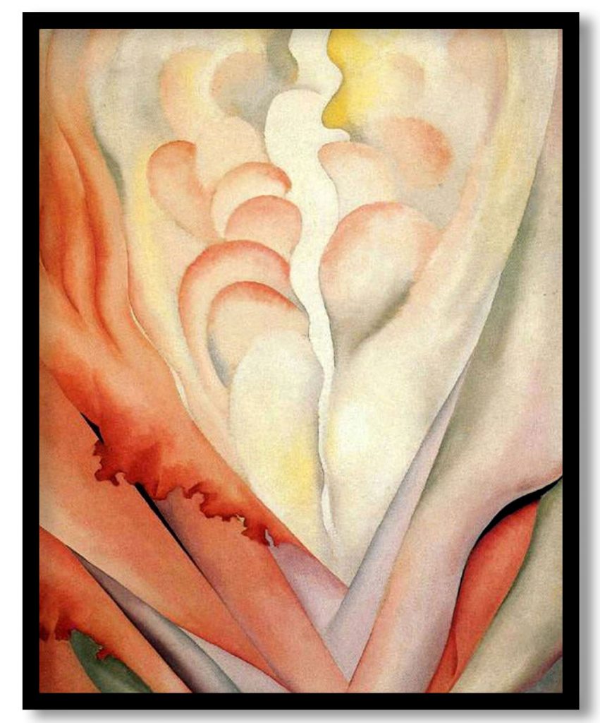 Flower Abstraction by Georgia O'Keeffe (Date Unknown)