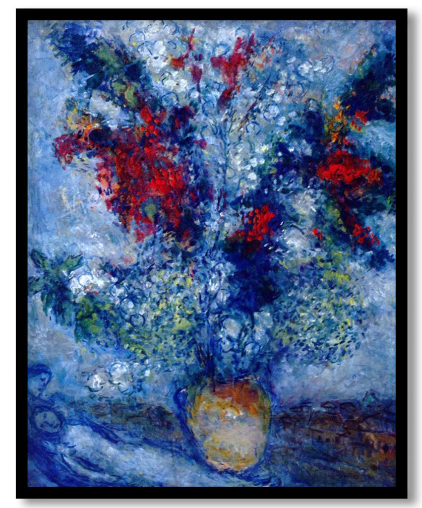 Flower Bouquet by Marc Chagall (1982)