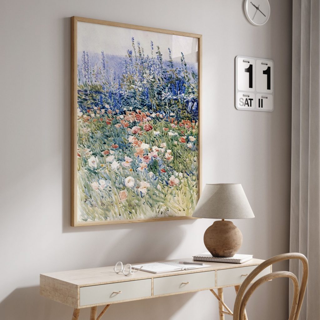 Flower Garden, Isles of Shoals by Childe Hassam (1893)