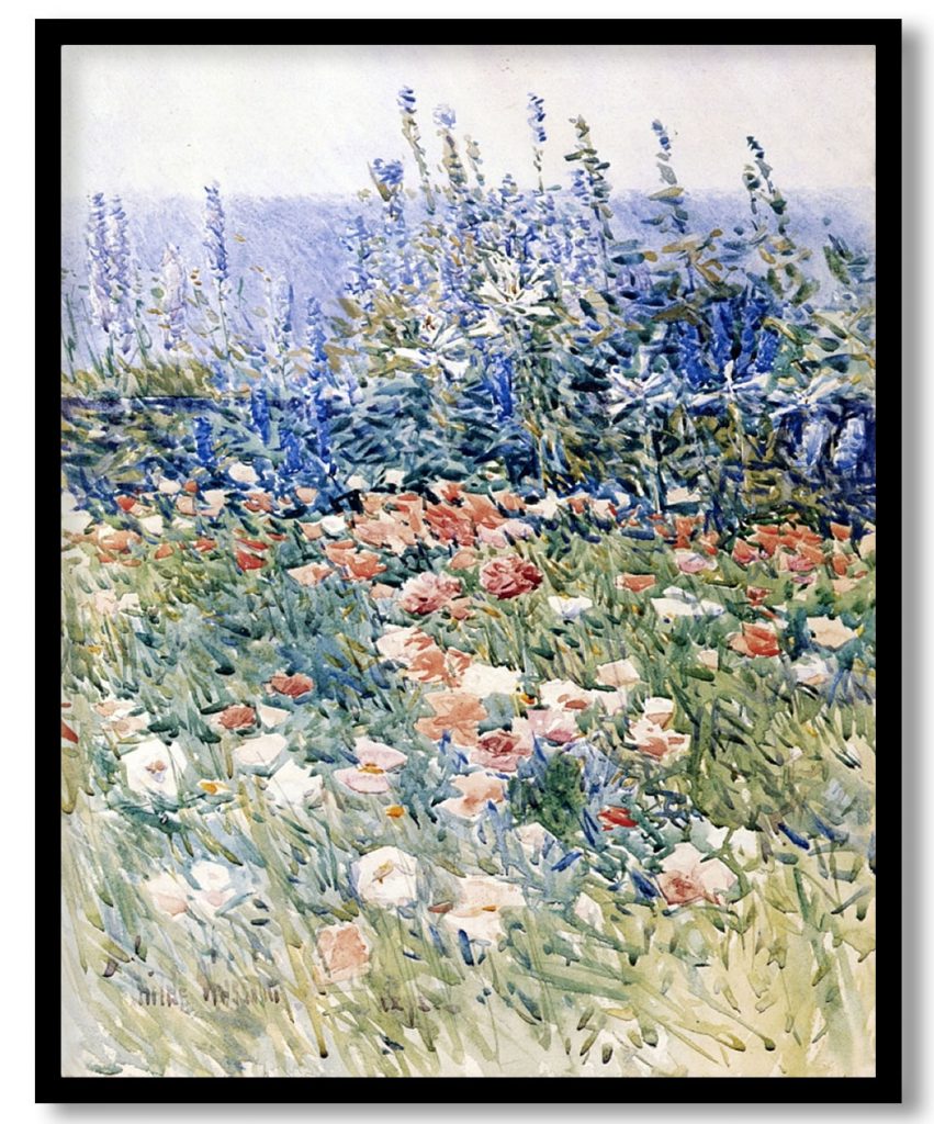 Flower Garden, Isles of Shoals by Childe Hassam (1893)