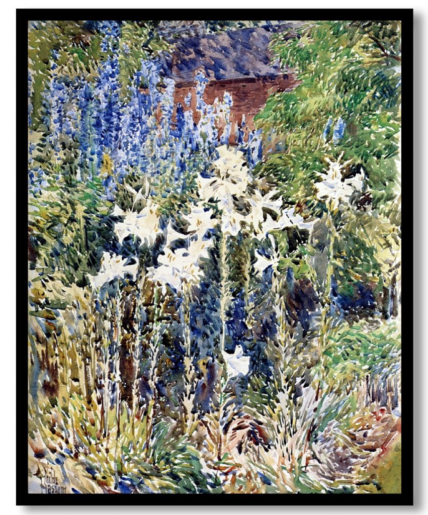 Flower Garden by Childe Hassam (1916)