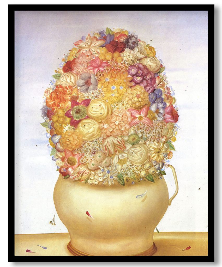 Flower Pot by Fernando Botero (1974)