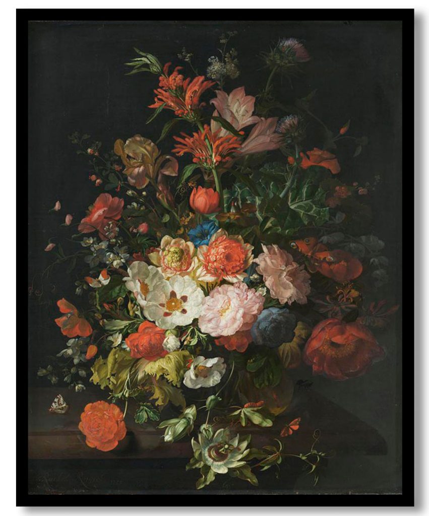 Flower Still Life by Rachel Ruysch (1715)