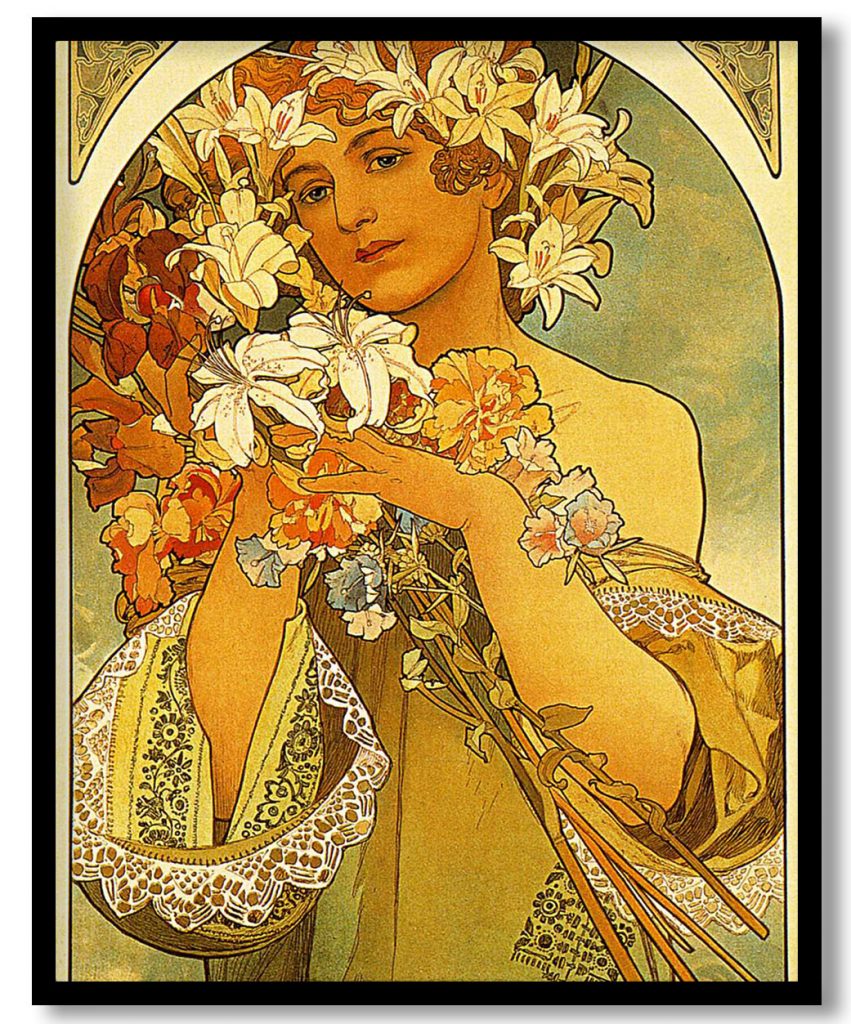 Flower by Alphonse Mucha (1897)