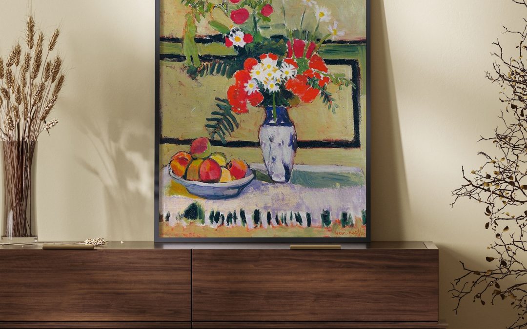 Wall Art | Flowers and Fruit by Henri Matisse (1909) | Small to