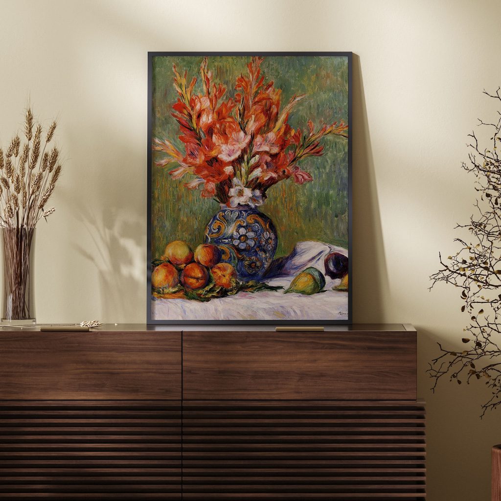 Flowers and Fruit by Pierre Auguste Renoir (1889)