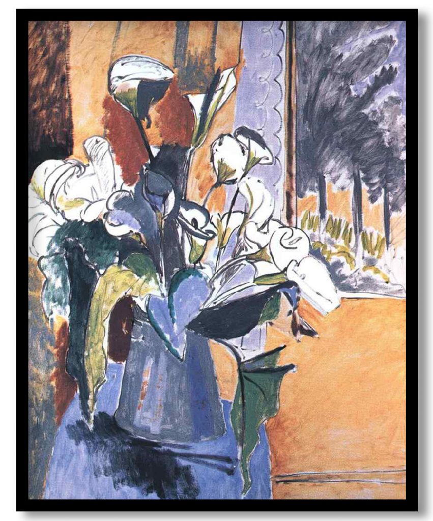 Flowers on the windowsill by Henri Matisse (1912-1913)