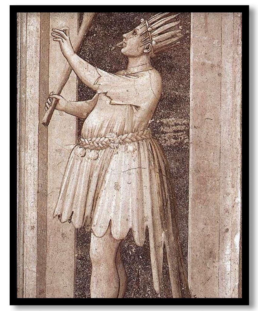 Foolishness by Giotto (1306)