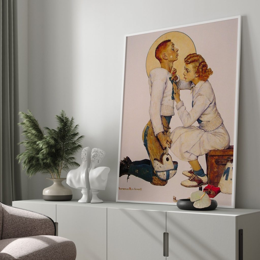 Football Hero by Norman Rockwell (1955)