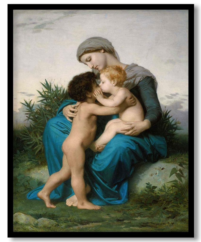 Fraternal Love by William Adolphe Bouguereau (1851)