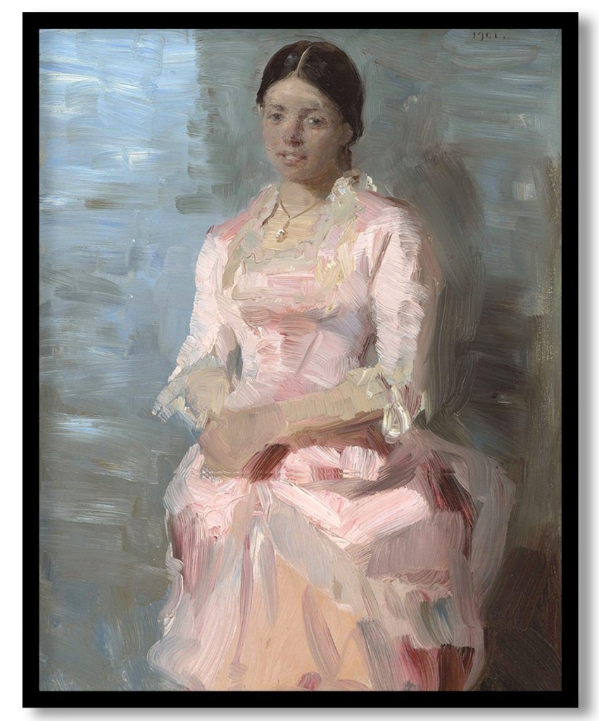 Frederikke Tuxen by Peder Severin Kroyer (1882)