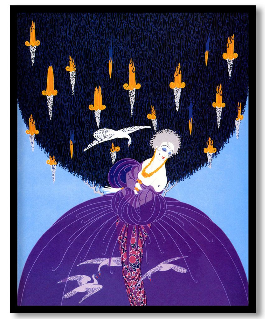 Freedom and Captivity by Erte (Date Unknown)