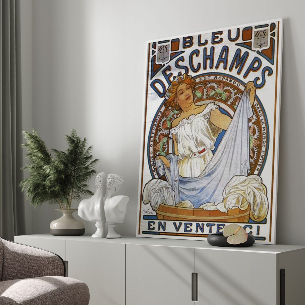 Bleu Deschamps by Alphonse Mucha (1897)