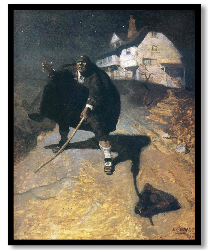 Blind Pew by N.C. Wyeth (Date Unknown)