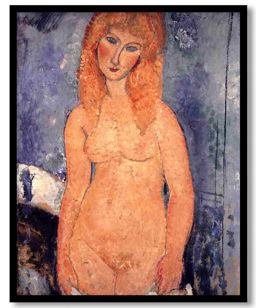 Blonde nude by Amedeo Modigliani (1917)