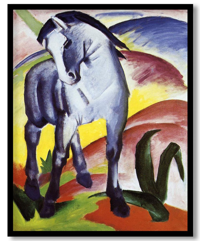 Blue Horse I by Franz Marc (1911)