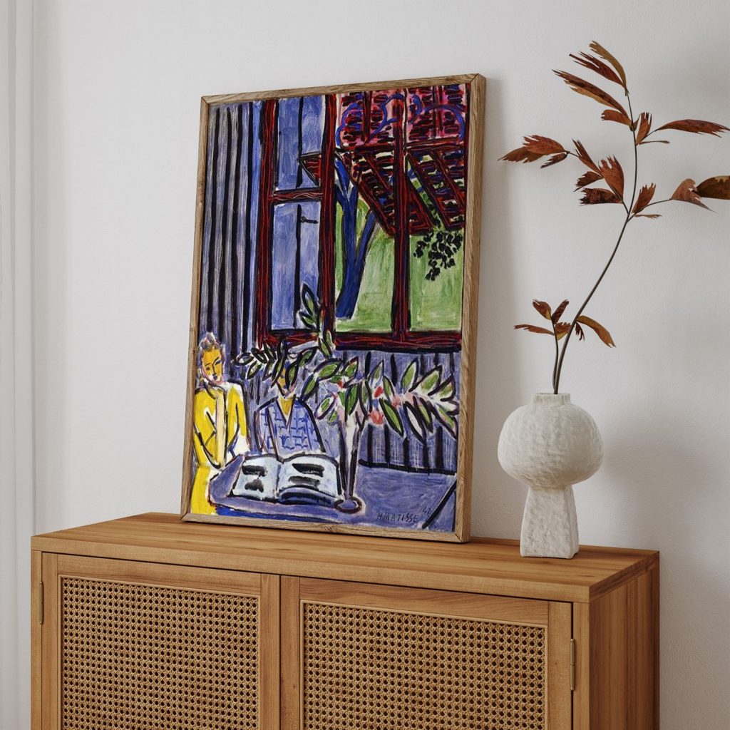 Blue Interior with Two Girls by Henri Matisse (1947)