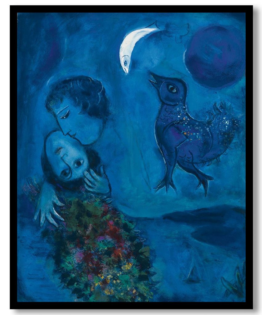 Blue Landscape by Marc Chagall (1949)