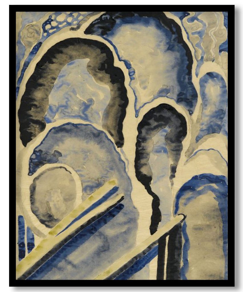 Blue 01 by Georgia O'Keeffe (1916)