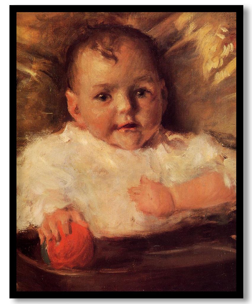 Bobbie, A Portrait Sketch by William Merritt Chase (1899)