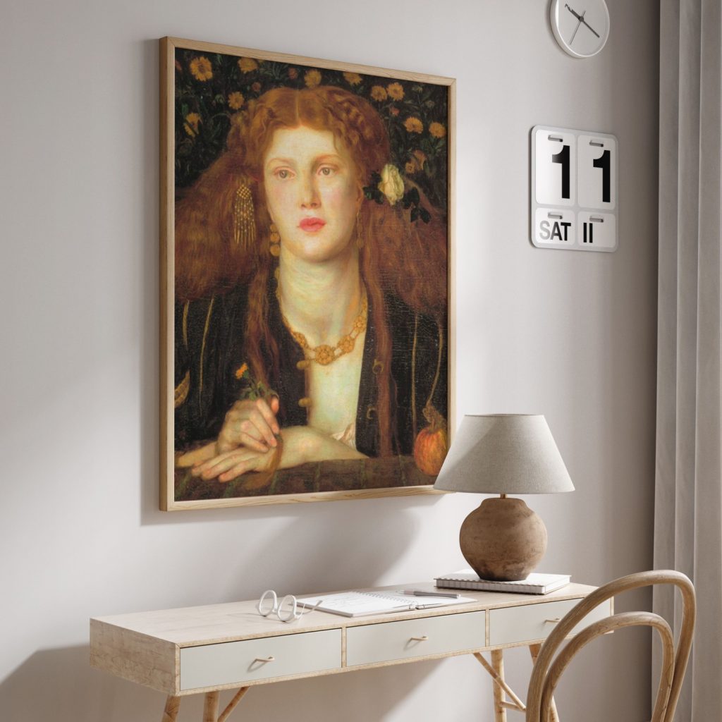 Bocca Baciata by Dante Gabriel Rossetti (1859)