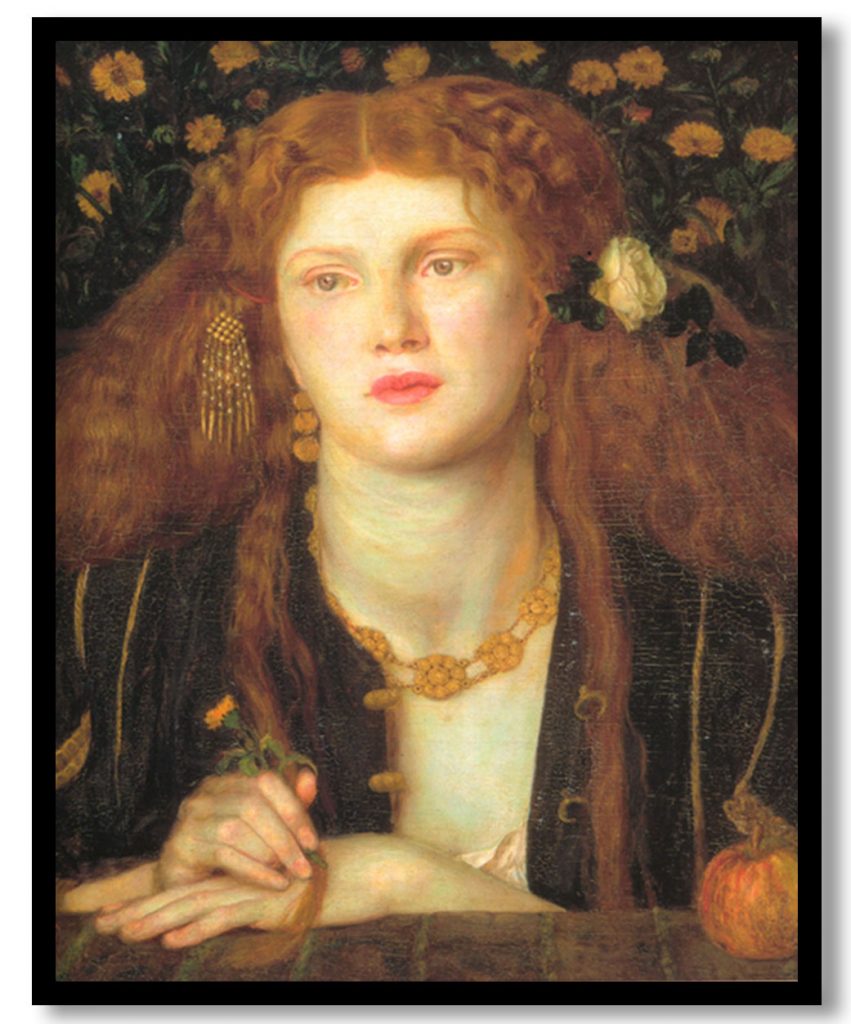 Bocca Baciata by Dante Gabriel Rossetti (1859)