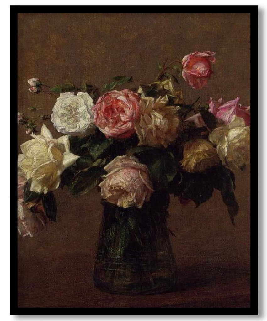Bouquet of Roses by Henri Fantin Latour (1902)
